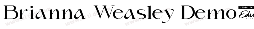 Brianna Weasley Demo字体转换